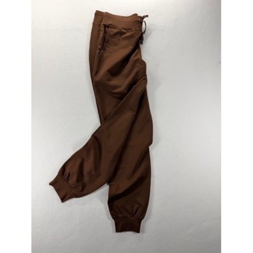 The Drop Grace Supersoft Stretch Joggers Praline Brown NWT XS - Picture 2 of 11